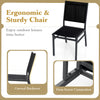 Ergonomic outdoor dining chair with breathable fabric and aluminum frame, perfect for backyard or poolside use.
