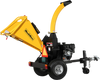 5 inch E-start DUCAR 420cc 15hp Gasoline Engine Powered Disc Wood Chipper with Taillight ,  P4205