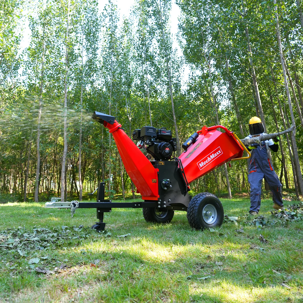 6 inch E-start ZONSEN 420cc 13.4hp Gasoline Engine Powered Drum Wood Chipper ,  P4206
