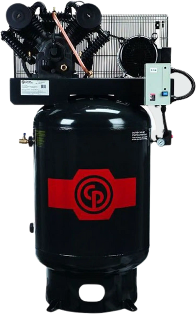 Chicago Pneumatic RCP-C10123VS Air Compressor 10HP 120 Gal. Two Stage 3-Phase 208-230V Iron Series New