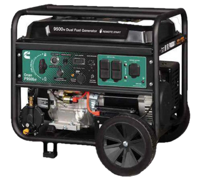 Cummins Onan P9500DF 7500W/9500W Portable Dual Fuel Remote Start Generator New