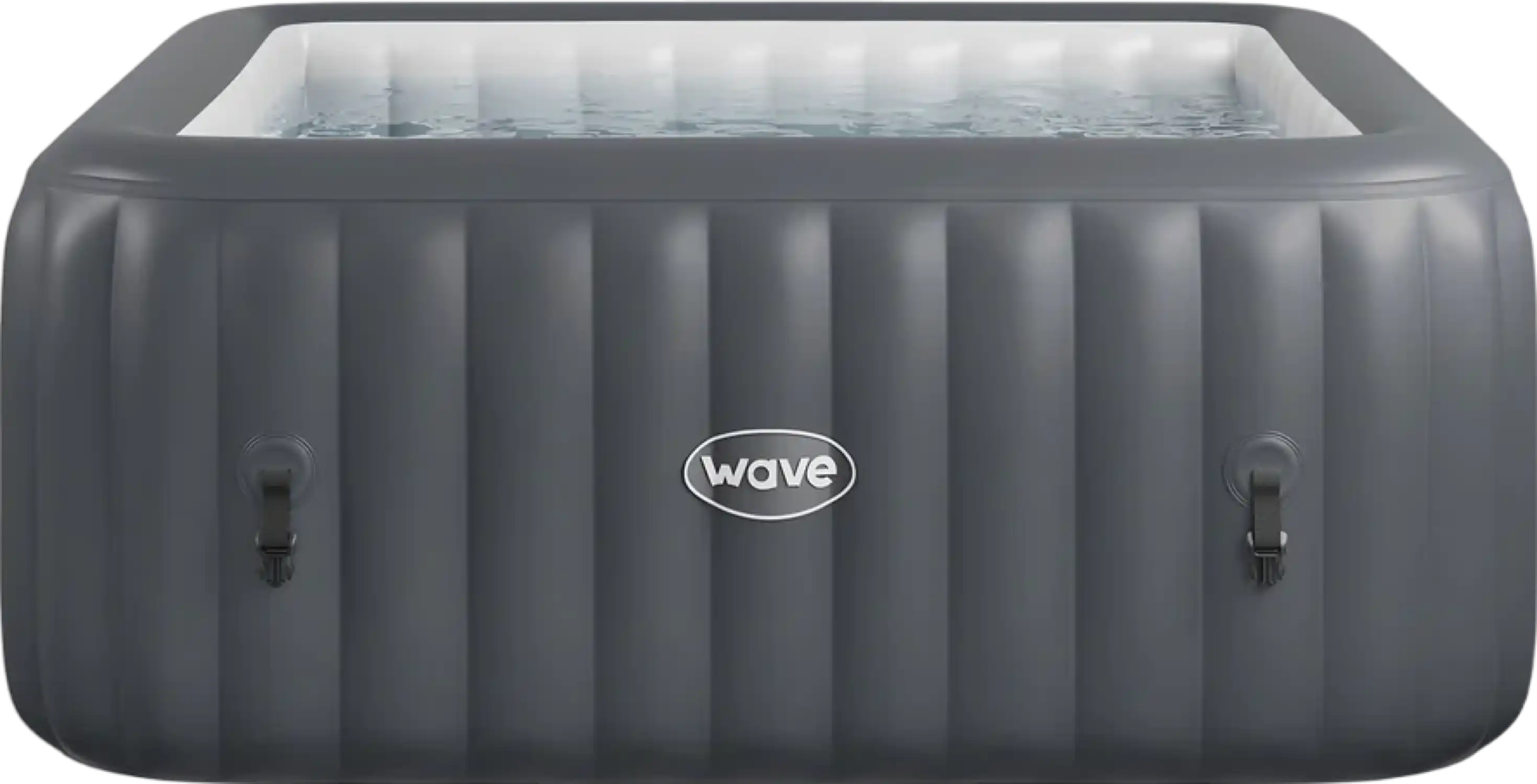 Wave Pacific Inflatable Hot Tub 6-Person Square with Integrated Heater New
