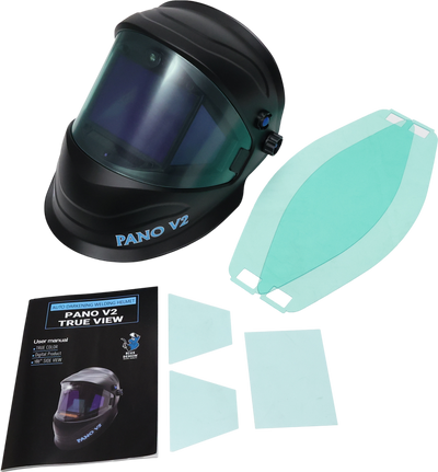 Blue Demon True View Pano V2 Welding Helmet Digital Auto Darkening New