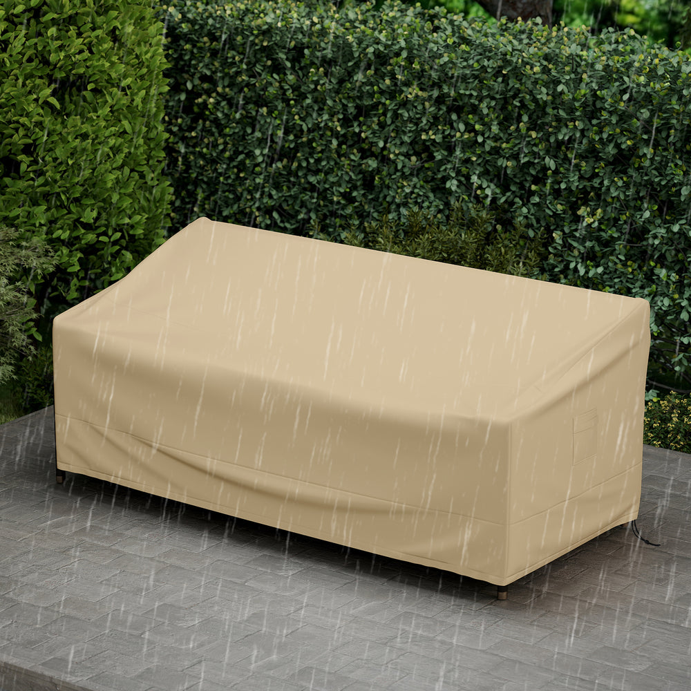 Patio Furniture Cover with Padded Handle and Click-Close Straps-77 x 43 x 30 inches - Gallery View 1 of 9