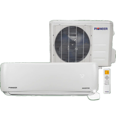 Pioneer WYS009AMFI19RL 9000 BTU 19.5 SEER 115V Ductless Mini-Split Air Conditioner Heat Pump System Full Set New