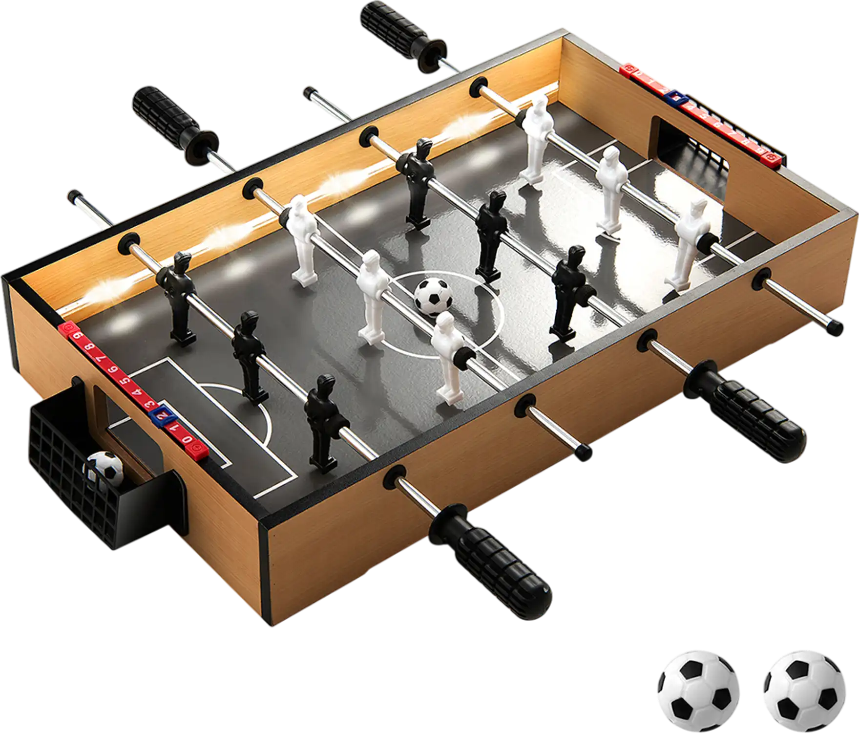 Costway Tabletop Foosball Football Table Non-slip Handle 21745398 New