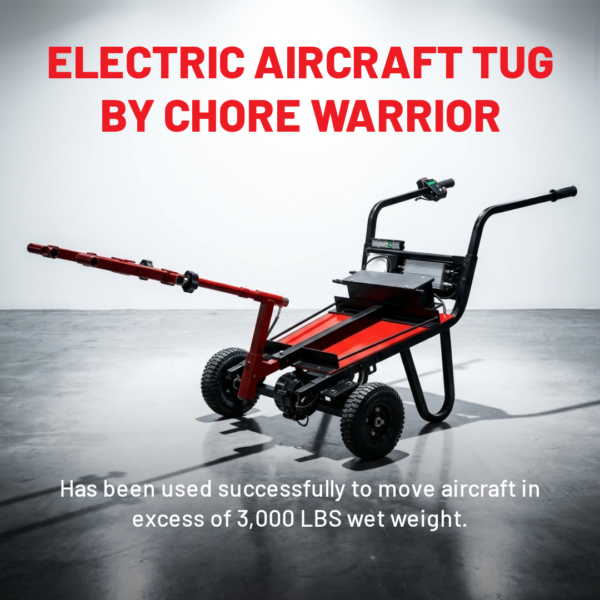 Electric Powered Aircraft Tug Nose Wheel Attachment - Chore Warrior - Image 2