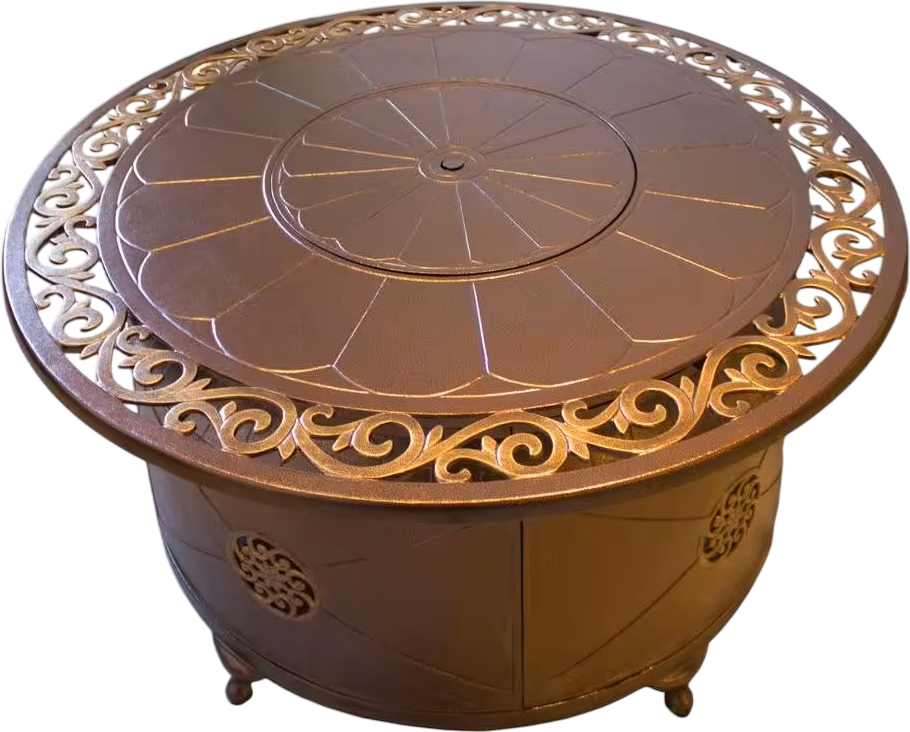 AZ Circular Fire Pit with Lid 48