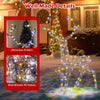 Pre-lit 4.6 feet Christmas reindeer with 170 LED lights, featuring weather-resistant PE rattan and elegant antlers for.