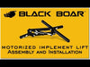 Black Boar 66000 ATV Implement Lift Motorized New