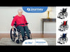 Journey So Lite Folding Wheelchair Super Lightweight with Padded Seat and Dual Hand Brakes 08480 New