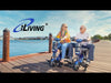 iLiving V8 Mobility Scooter Electric Foldable 42V 140W 3.7 MPH 15 Mile Range Blue New