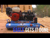 Eagle TT90GE Air Compressor Wheelbarrow 150 PSI 10 Gallon 18.5 CFM 9 HP Honda GX270 Electric Start New