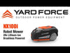 Yard Force NX100i Robot Lawn Mower for 1/3 Acre 28V Lithium-Ion New