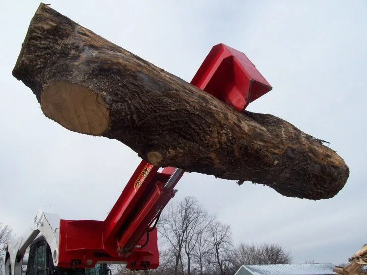 TM Pro Series Log Splitter Skid Steer Attachment 24" Stroke 4" Cylinder New