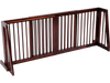 Folding Adjustable Free Standing 3 Panel Wood Fence