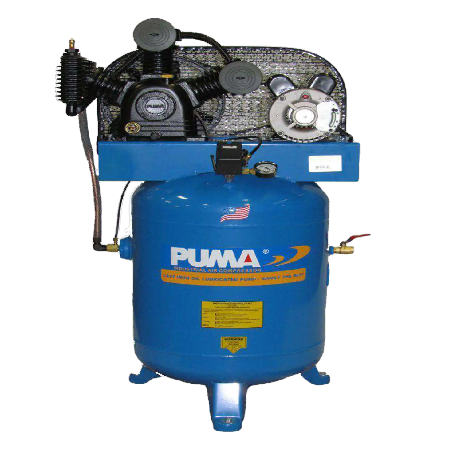 Puma TE-5040V 40 Gallon 5 HP Two Stage Air Compressor New