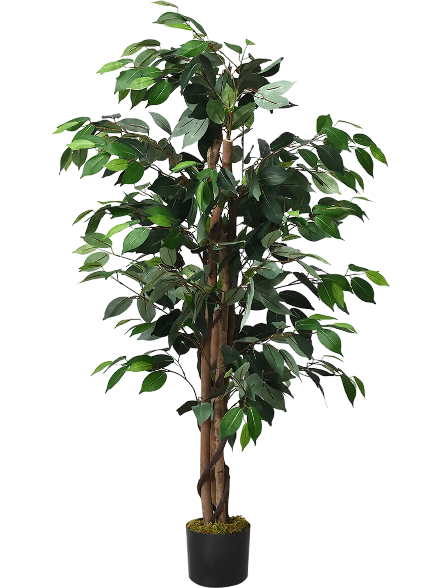 Costway 4' Indoor/Outdoor Artificial Ficus Silk Tree 53620914 New