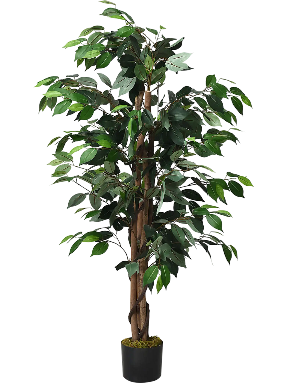 4 Feet In/Outdoor Trunks Artificial Ficus Silk Tree