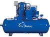 Quincy Compressor 473DS80HCB46 Reciprocating Air Compressor 7.5 HP 80 Gal 175 Max PSI (460 Volt 3 Phase) with Horizontal Tank New