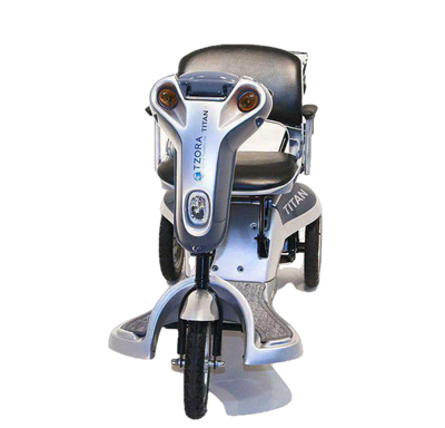 Tzora Titan 3 Wheel Heavy Duty Folding Mobility Scooter Gray New
