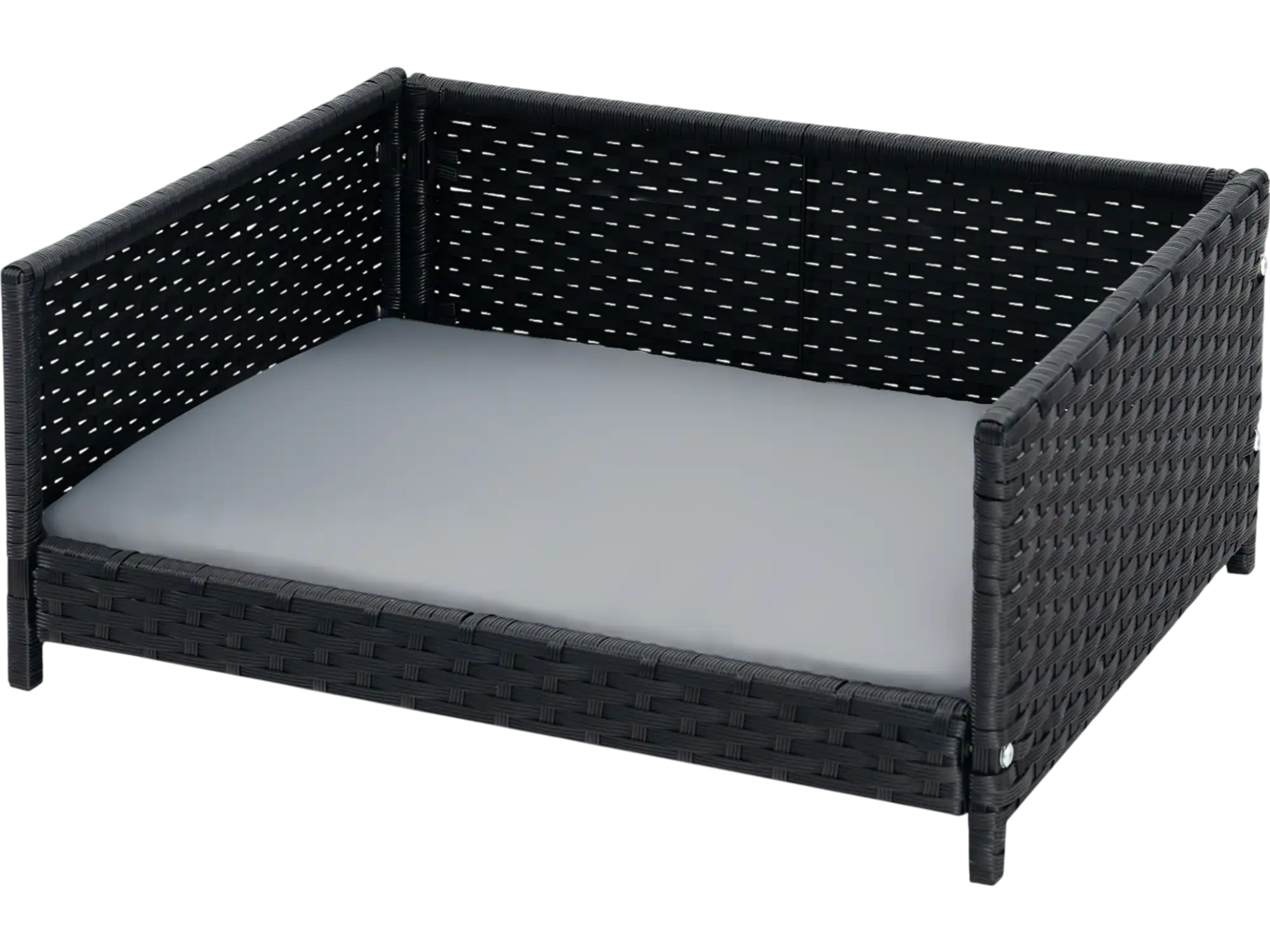 Costway Rattan Dog Bed Waterproof Soft Cushion for Medium Small Dogs Cats 82971653 New
