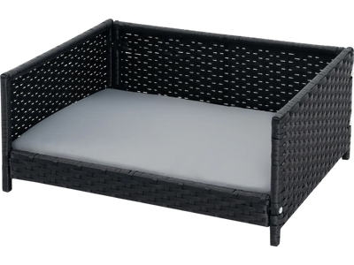 Costway Rattan Dog Bed Waterproof Soft Cushion for Medium Small Dogs Cats 82971653 New