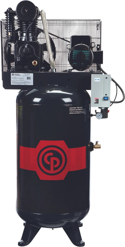 Chicago Pneumatic RCP-C581VS Air Compressor 5HP 80 Gal. Two Stage Single-Phase 230V Iron Series New