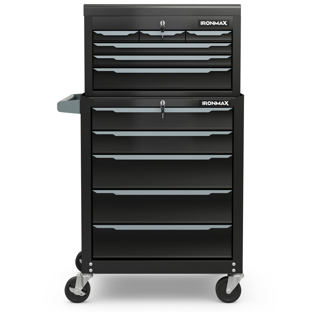 Rolling Steel Tool Chest with Hanging Holes and Central Keyed Locking System for Garage & Repair Shop - Gallery View 8 of 13