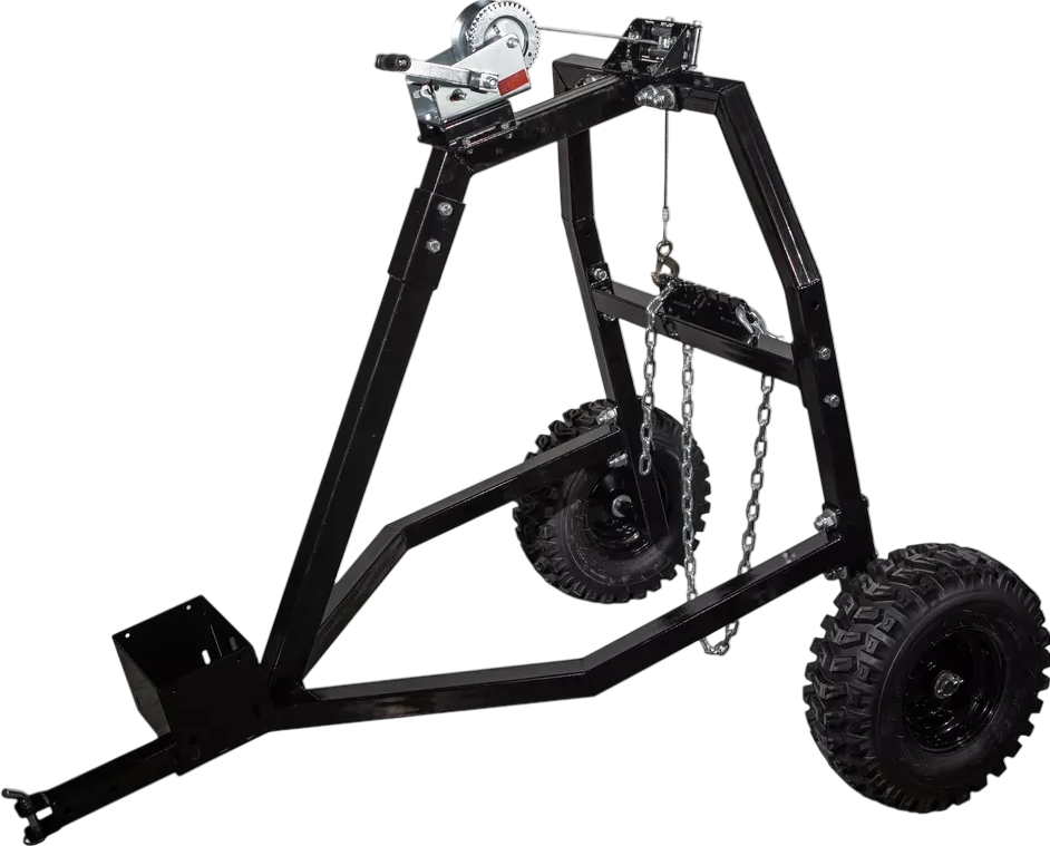 MotoAlliance Impact Implements Log Hauler 1500 Lbs Capacity with Manual Winch New