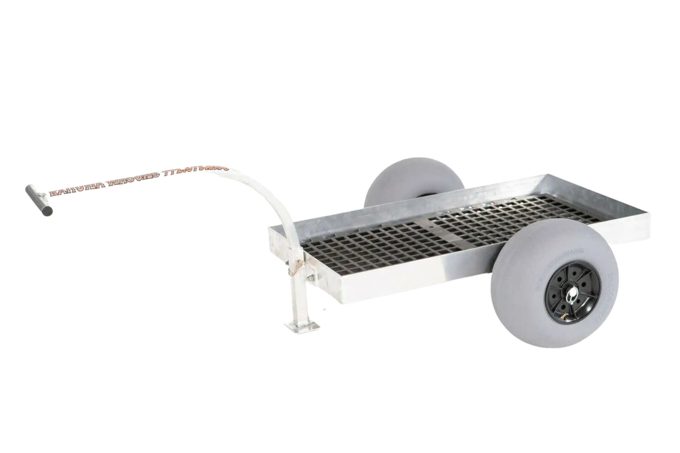 Alumacart 2-Wheel UV Deck Wagon With Balloon Beach Tires New