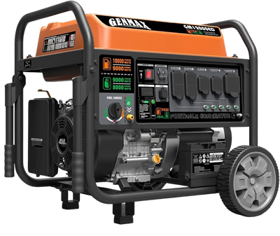 GENMAX GM12000ED Dual Fuel Generator 9000W/10000W 50 Amp Electric Start with CO Detect New