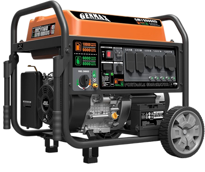GENMAX GM12000ED Dual Fuel Generator 9000W/10000W 50 Amp Electric Start with CO Detect New