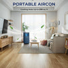 8000BTU 3-in-1 Portable Air Conditioner with Remote Control-Dark Blue - Gallery View 1 of 11