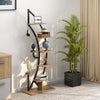 6 Tier 9 Potted Metal Plant Stand Holder Display Shelf with Hook-Natural - Gallery View 1 of 8