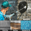 16-inch pressure washer surface cleaner attachment with dual rotating jets for fast, streak-free cleaning of outdoor.