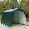 Outdoor Carport Shed with Sidewalls and Waterproof Ripstop Cover-8 x 14 ft - Gallery View 1 of 10