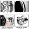 Stainless steel tumble dryer with viewing window, showcasing real-time drying effects for efficient laundry care.
