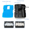 All-in-one 660 GPH pond filter pump with UV lamp, multiple filtration, and three fountain heads for versatile water.