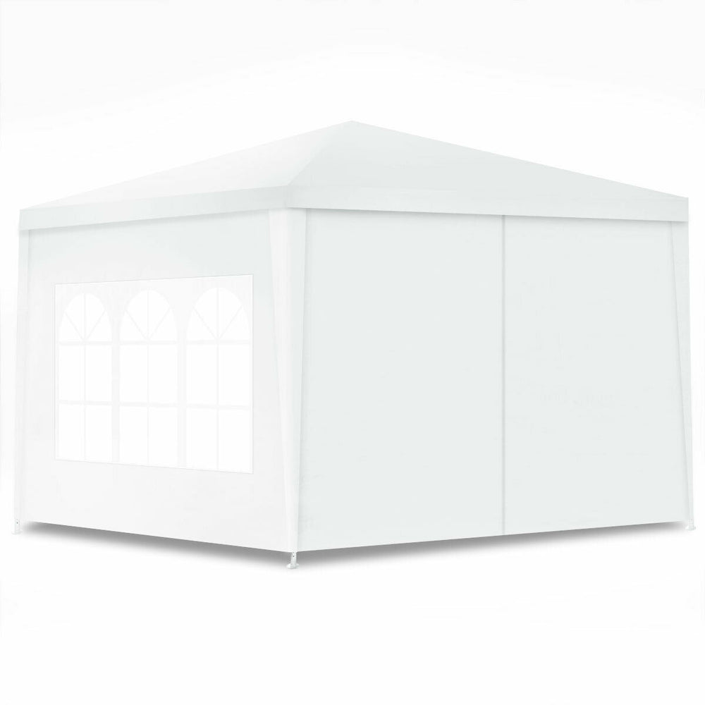 10 x 10 feet outdoor canopy tent with 4 removable sidewalls, featuring waterproof polyethylene and UV protection for.