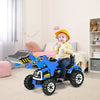 12 V Battery Powered Kids Ride on Dumper Truck-Blue - Gallery View 1 of 10