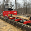 26" Portable Sawmill,  459cc 15HP E-Start Gasoline Engine,  20" Board  Width,  13' Track Length ,  SM-26