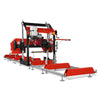 32" Portable Sawmill (5 x Blades Included),  HONDA GX390 389cc E-Start Gasoline Engine,  26.5" Board Width,  20' Track Length (13' Track Length + 6.4' Track Extension Included) ,  SM-32