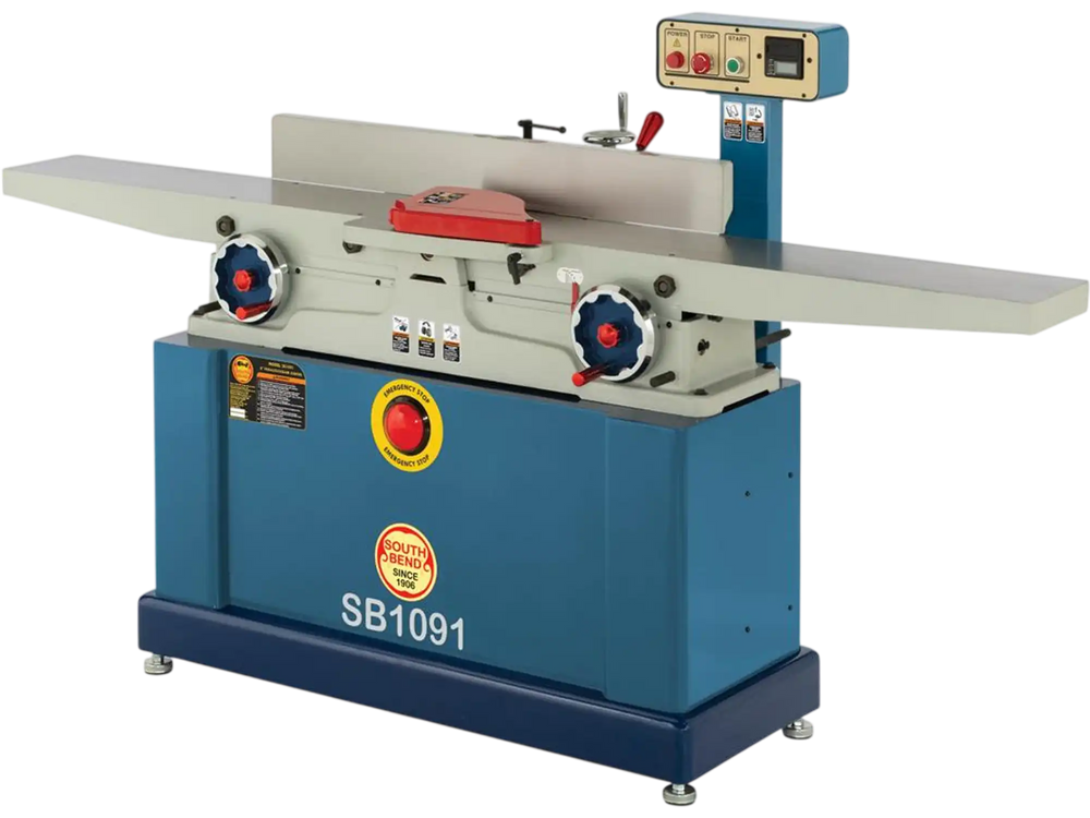 South Bend SB1091 - 8" Parallelogram Jointer with Helical Cutterhead