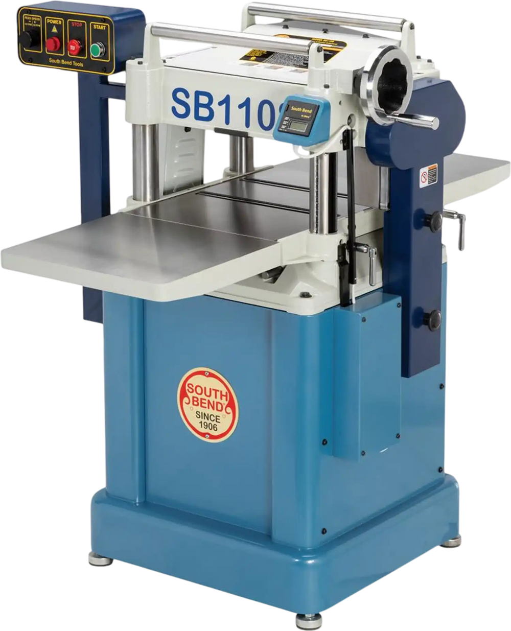 South Bend SB1108 - 15" Variable-Speed Planer with Helical Cutterhead