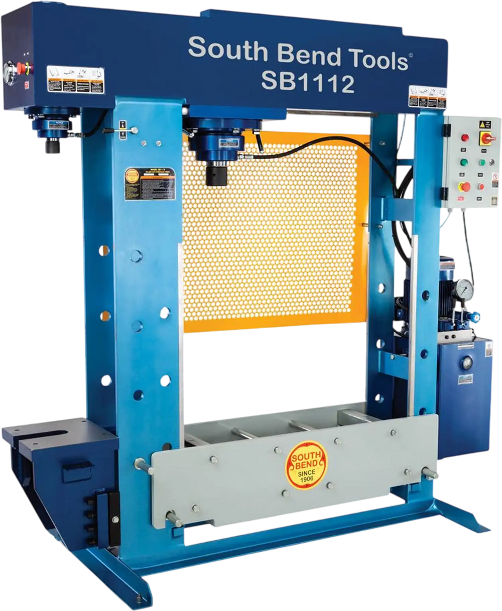 South Bend SB1112 - Dual-Station HC-60T/24T Hydraulic Press