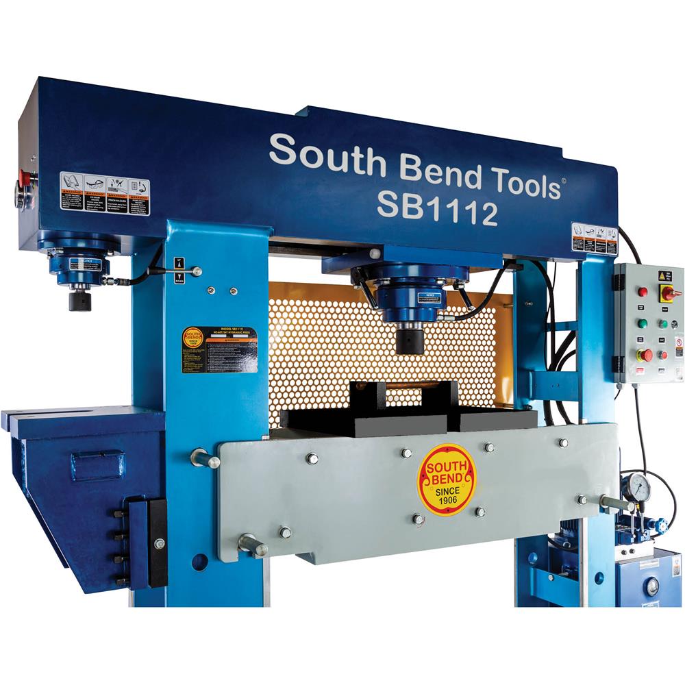 South Bend SB1112 - Dual-Station HC-60T/24T Hydraulic Press