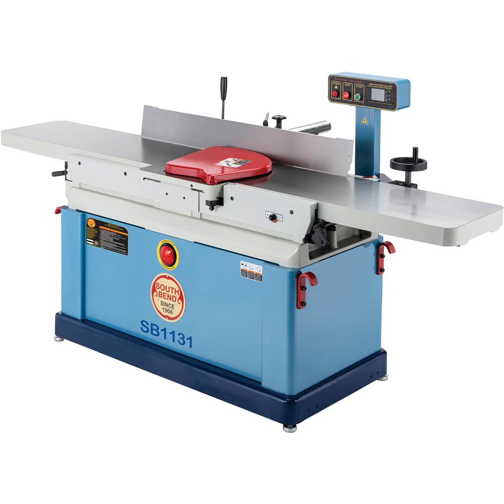 South Bend SB1131 - 16" Parallelogram Jointer with Helical Cutterhead & DRO