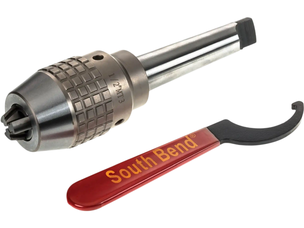 South Bend SB1379 - Keyless Integral Chuck MT#3 1/32"-1/2"