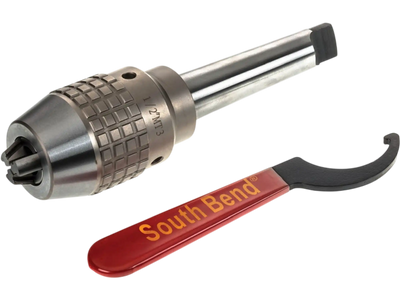 South Bend SB1379 Wood Drill Chuck Keyless Integral MT#3 1/32-1/2